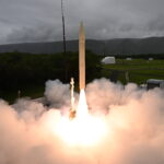 U.S. hypersonic missile test flight.